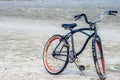 bicycle parking on the beach