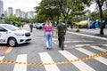 Bolsonaristas demonstrations dismantle the tents after the court order of the Federal Supreme Court Minister