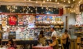 SAO PAULO , BRAZIL 13 JULY 2018 ; EATALY bakery. The largest Italian gastronomic center in Sao Paulo, Brazil.A place where you can