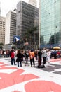 Protesters returned to the streets in Paulista Avenue against President Jair Bolsonaro