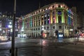 Facade of Shopping center Light