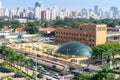 New modern Eucalipto subway station in Sao Paulo