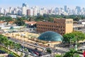 New modern Eucalipto subway station in Sao Paulo