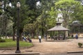 Luz Public Park in downtowns Sao Paulo Royalty Free Stock Photo