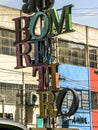 Totem welcome of Bom Retiro, on entrance of neighborhood Bom Retiro
