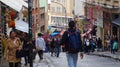 SAO PAULO, BRAZIL - MAY 16, 2019: Visiting the March 25th Street a popular shopping street in the central zone of SÃÂ£o Paulo, Royalty Free Stock Photo