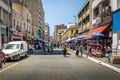 25 de Marco Street, popular shopping street in downtown Sao Paulo - Sao Paulo, Brazil Royalty Free Stock Photo