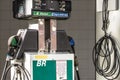 Fuel pump with ethanol and gasoline at a Petrobras BR station