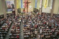 Catholic Mass in honor of St. Jude Day Royalty Free Stock Photo