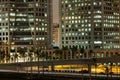 Sao Paulo buildings - Brazil - at night Royalty Free Stock Photo