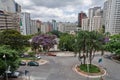 Sao Paulo Buildings in Nove de Julho Avenue