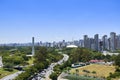 Sao Paulo city, Brazil. Ibirapuera Park Royalty Free Stock Photo