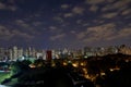 Sao Paulo city at night, Brazil