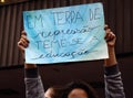 Sao Paulo/Sao Paulo/Brazil - may 15 2019 popular political manifestation against lack of budget on education affecting
