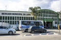 Facade of the Municipal Market of Lapa, west of Sao Paulo