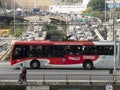 Traffic jam in Radial Leste Avenue Royalty Free Stock Photo