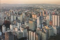 Sao Paulo sunset Royalty Free Stock Photo