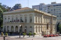 Sao Pedro Theater historical building in Praca da Matriz, downtown Porto Alegre in Brazil