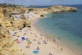 Sao Rafael beach on Algarve coast in Portugal Royalty Free Stock Photo