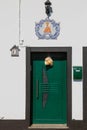 Sao Rogue, Azores, Portugal - May 16, 2017: Typical home decoration on the island of Sao Miguel