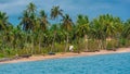 Sao Tome, traditional wooden dugouts Royalty Free Stock Photo