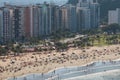 Hundreds Enjoy Weekend Beach Activities At Sao Vicente Brazil