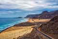 Sao Vicente Coastline from Monte Verde, Cape Verde Royalty Free Stock Photo