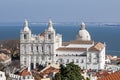 Sao Vicente de Fora Monastery Alfama Lisbon Royalty Free Stock Photo