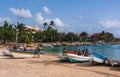 Saona Island Boat Charters - Dominican Republic Royalty Free Stock Photo