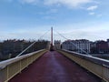 The saone river in Lyon, France Royalty Free Stock Photo