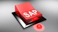 SAP red switch is on - 3D rendering