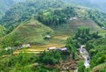 Sapa landscape in Lao Cai Vetnam Royalty Free Stock Photo