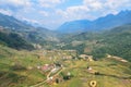 Sapa landscape in Lao Cai Vetnam Royalty Free Stock Photo