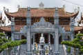 Bao An Thien Tu pagoda temple near Fansipan mountain