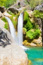 Sapadere canyon and beautiful waterfall, Alanya, Turkey