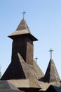 Tower at Monastery Sapanta-Peri, Maramures, Romania Royalty Free Stock Photo