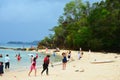 Sapi Island shore in Sabah, Malaysia