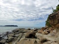 Sapi Island in Tunku Abdul Rahman National Park Royalty Free Stock Photo