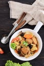 Sapo Tahu, Chinese Food Made with Tofu, Vegetables, Chicken, and Seafood Royalty Free Stock Photo