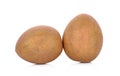 Sapodilla fruit on white background Royalty Free Stock Photo