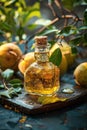 sapote essential oil. Selective focus