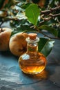 sapote essential oil. Selective focus