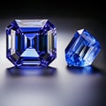 The sapphire gemstone is a dazzling deep blue jewel, radiating elegance and brilliance