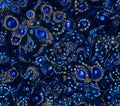 Sapphire Jewel Texture Deep Blue Gem Background Royalty Free Stock Photo