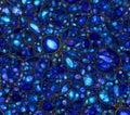 Sapphire Jewel Texture Deep Blue Gemstone Background Royalty Free Stock Photo