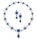 Sapphire jewelry