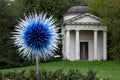 `Sapphire Star` exhibit by Victoria Gate at Kew Gardens London UK `Reflections on Nature` exhibition by Chihuly