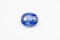 Sapphire on white background, Blue sapphire Blue gems, Gem, Blue