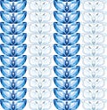 Sapphires and diamonds leaves seamless texture vector Royalty Free Stock Photo