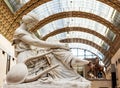 Sappho by Jean Jacques Pradier. Musee D`Orsay. Paris Royalty Free Stock Photo